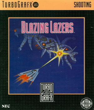 Cover for Blazing Lazers.