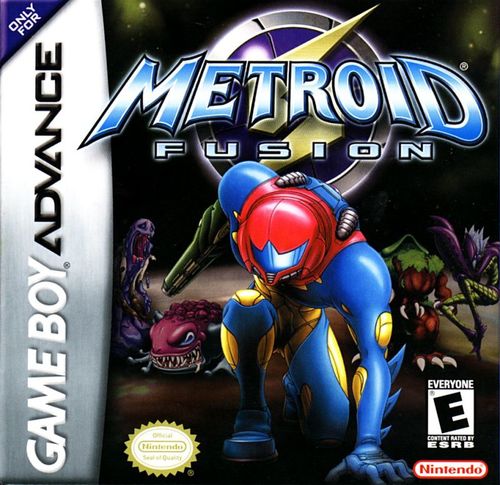 Cover for Metroid Fusion.