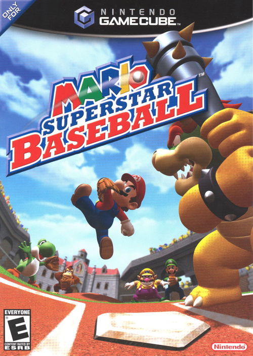 Cover for Mario Superstar Baseball.