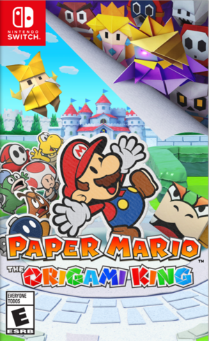 Cover for Paper Mario: The Origami King.
