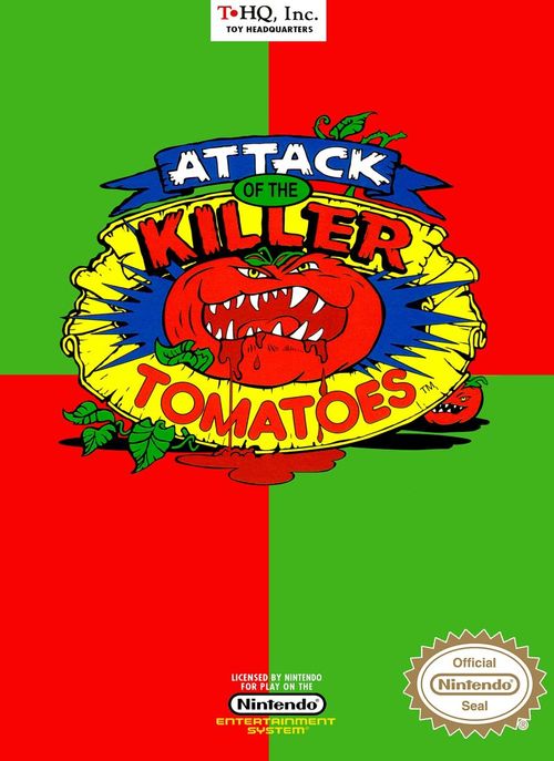 Cover for Attack of the Killer Tomatoes.