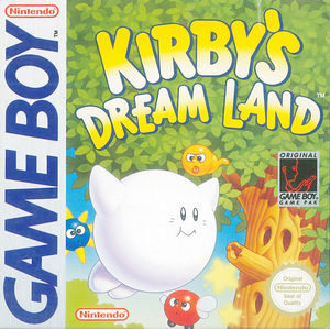 Cover for Kirby's Dream Land.
