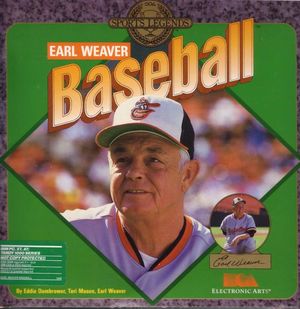 Cover for Earl Weaver Baseball.