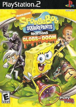 Cover for SpongeBob SquarePants featuring Nicktoons: Globs of Doom.