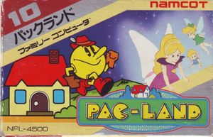 Cover for Pac-Land.