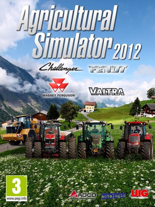 Cover for Agricultural Simulator 2012.