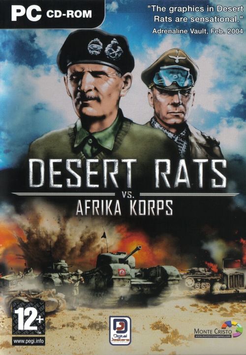 Cover for Desert Rats vs. Afrika Korps.