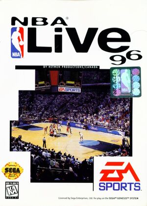 Cover for NBA Live 96.