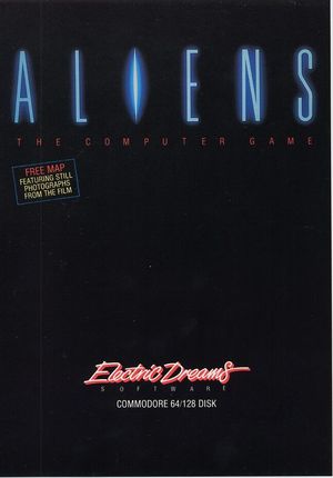Cover for Aliens: The Computer Game.