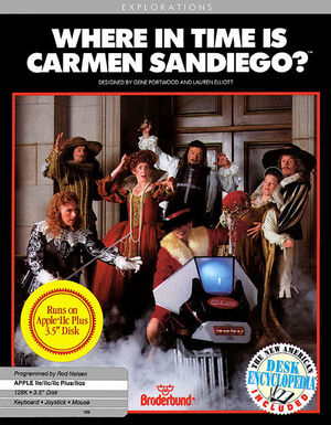 Cover for Where in Time Is Carmen Sandiego?.