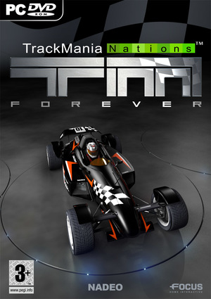 Cover for TrackMania Forever.