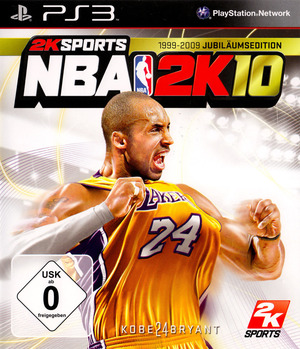 Cover for NBA 2K10.