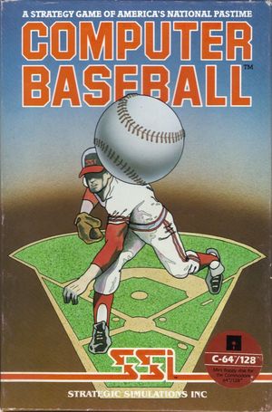 Cover for Computer Baseball.