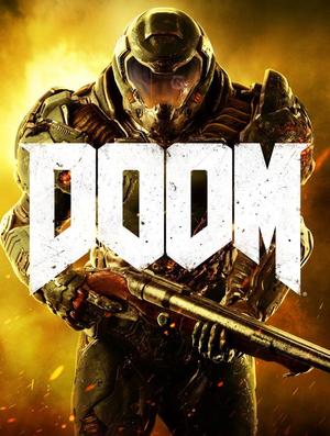 Cover for Doom (2016).