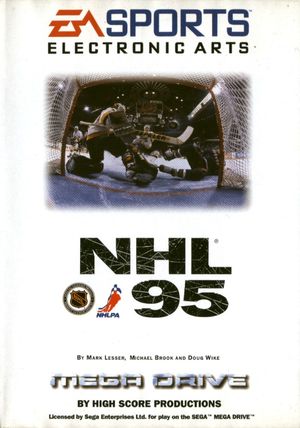 Cover for NHL 95.