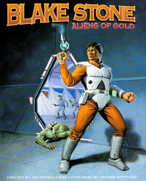 Cover for Blake Stone: Aliens of Gold.