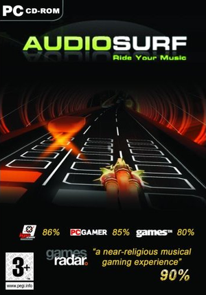 Cover for Audiosurf.