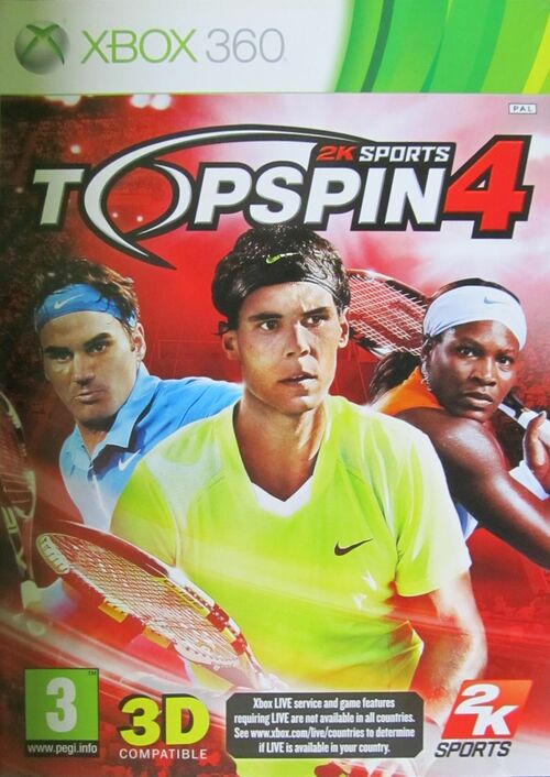 Cover for Top Spin 4.