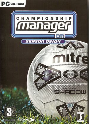 Cover for Championship Manager: Season 03/04.
