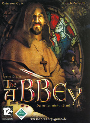 Cover for Murder in the Abbey.