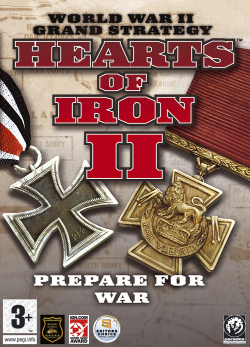 Cover for Hearts of Iron II.
