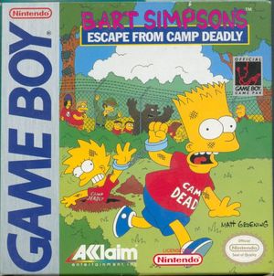 Cover for Bart Simpson's Escape from Camp Deadly.