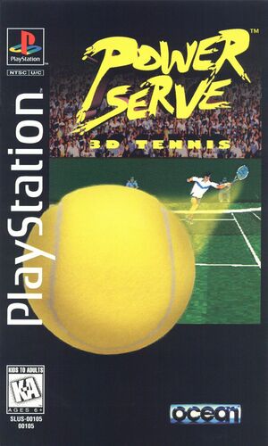 Cover for Power Serve 3D Tennis.