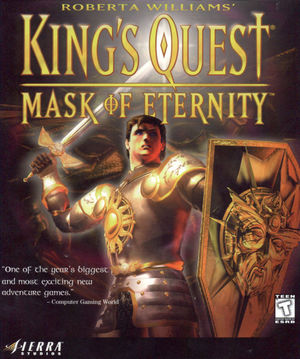 Cover for King's Quest: Mask of Eternity.