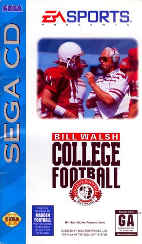 Cover for Bill Walsh College Football.
