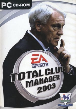 Cover for Total Club Manager 2003.