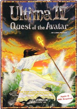 Cover for Ultima IV: Quest of the Avatar.