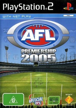 Cover for AFL Premiership 2005.