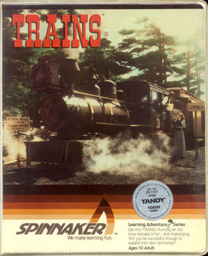 Cover for Trains.