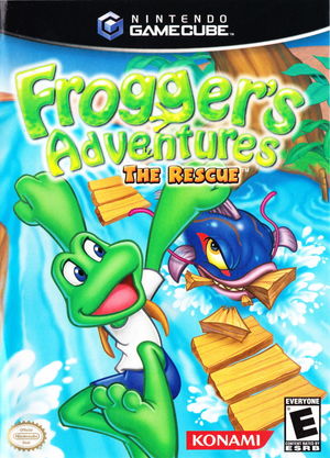 Cover for Frogger's Adventures: The Rescue.