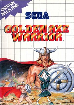 Cover for Golden Axe Warrior.