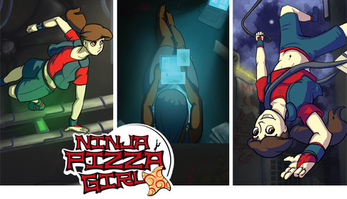 Cover for Ninja Pizza Girl.
