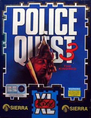 Cover for Police Quest III: The Kindred.