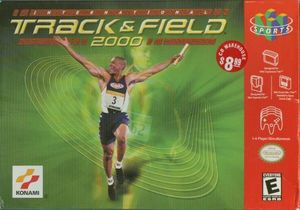 Cover for International Track & Field 2000.