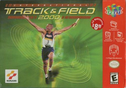 Cover for International Track & Field 2000.
