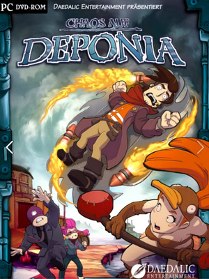 Cover for Chaos on Deponia.