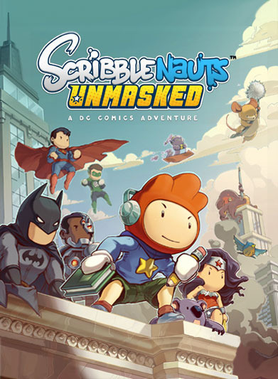 Cover for Scribblenauts Unmasked: A DC Comics Adventure.