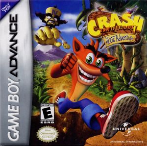 Cover for Crash Bandicoot: The Huge Adventure.