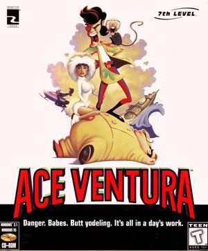 Cover for Ace Ventura: The CD-Rom Game.