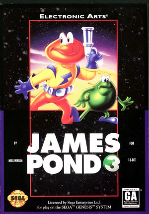 Cover for James Pond 3: Operation Starfish.