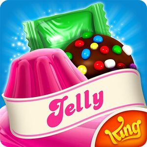 Cover for Candy Crush Jelly Saga.
