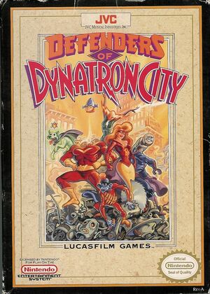 Cover for Defenders of Dynatron City.