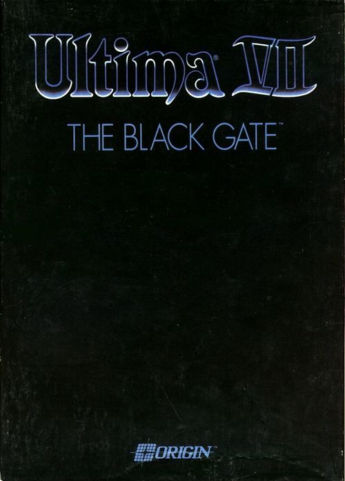 Cover for Ultima VII: The Black Gate.