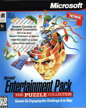 Cover for Microsoft Entertainment Pack: The Puzzle Collection.