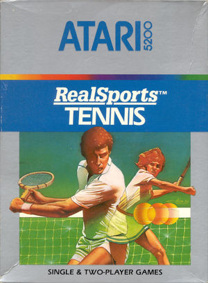 Cover for RealSports Tennis.