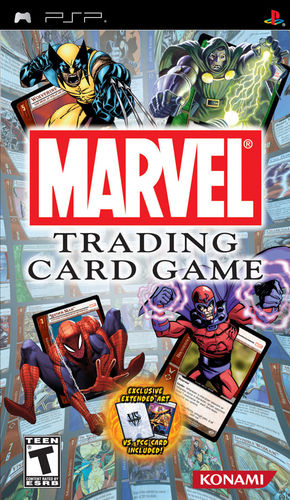 Cover for Marvel Trading Card Game.